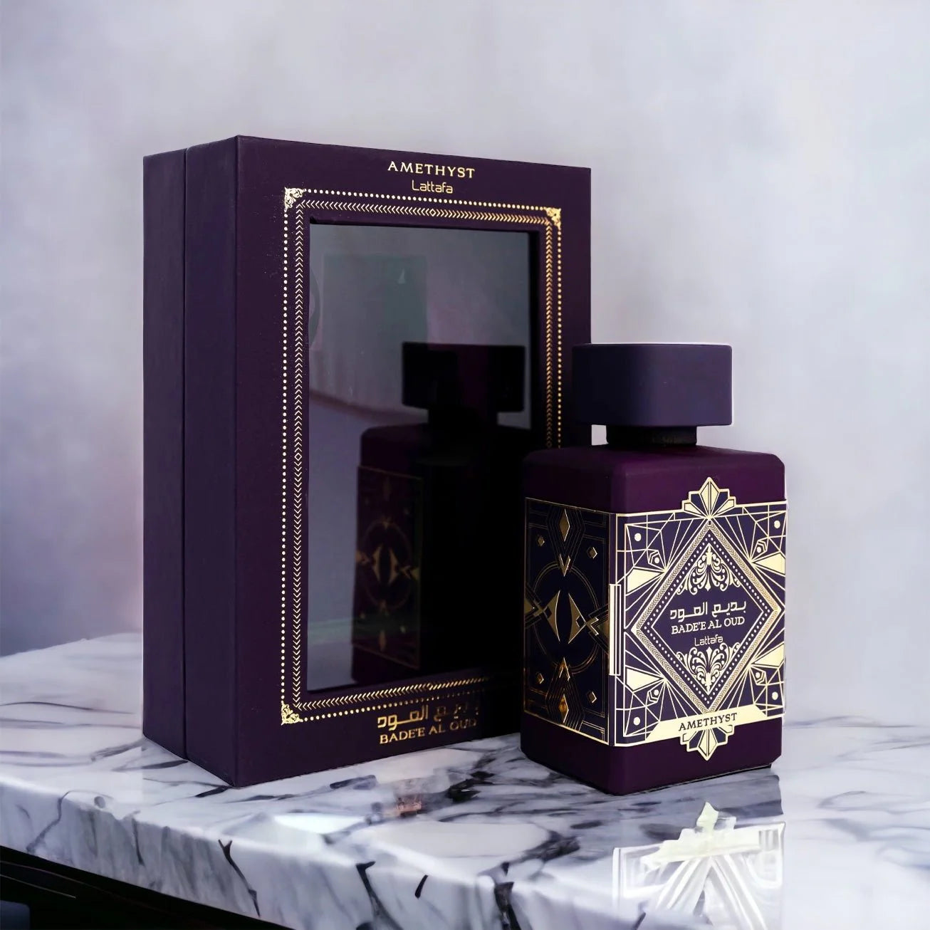 Perfume Lataffa Amethyst estuche