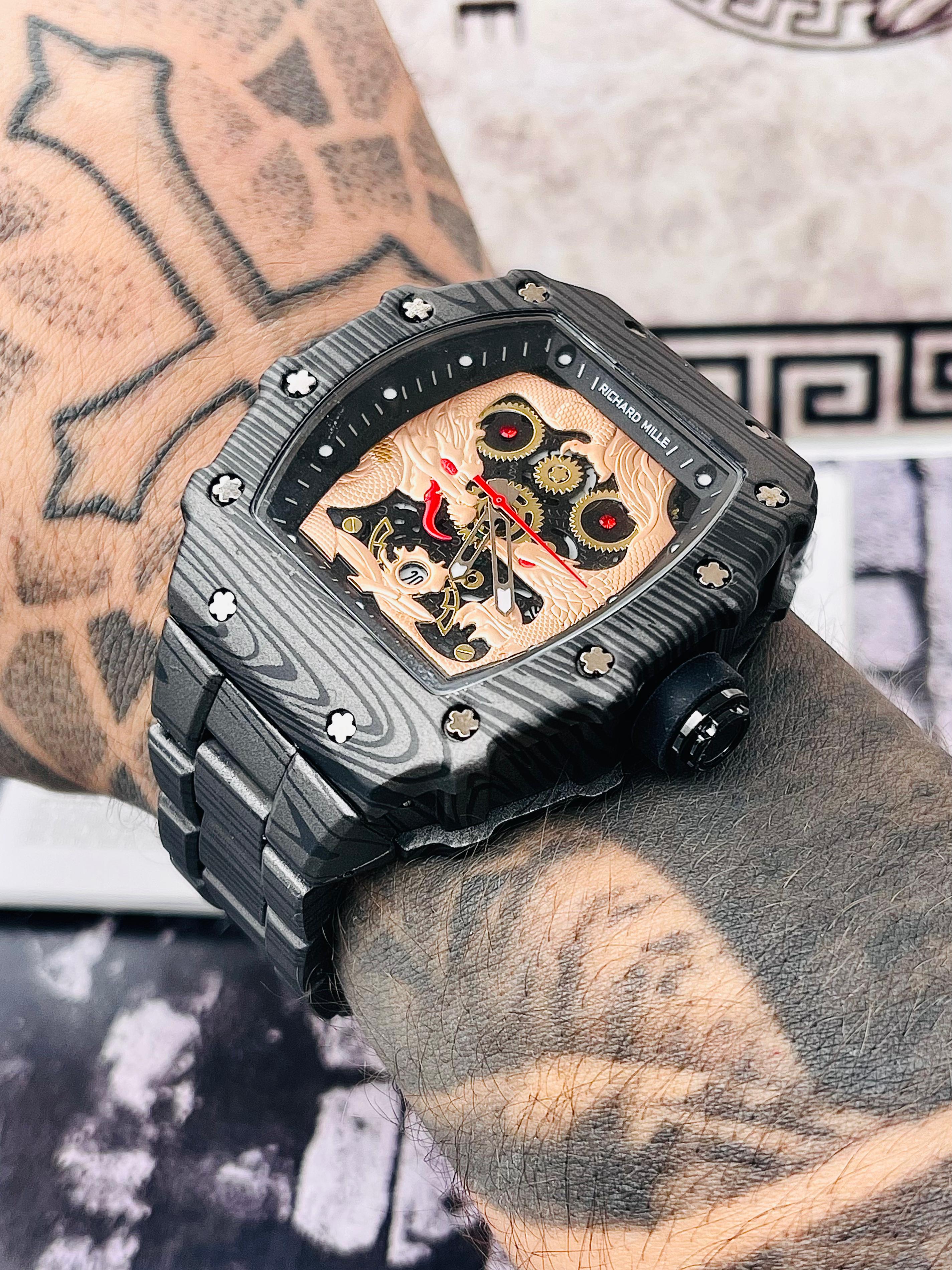 Reloj Richard Mille Metalico Dragon