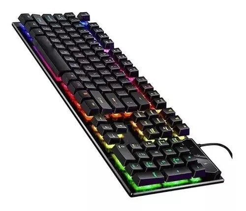 Teclado Gamer Retro Iluminado Nia Jp1